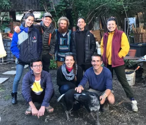 Equipe bénévole de EKO! à Briançon pour le projet Low Tech & Réfugiés