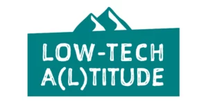 Logo du projet Low-tech Altitude à Briançon, porté par les association EKO! et Environnement et Solidarité dans le Grand Briançonnais