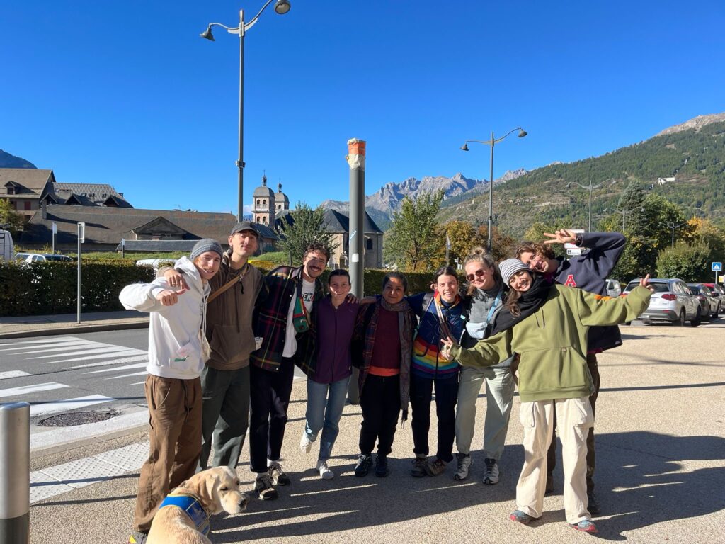 Les bénévoles de l'association EKO! pour le festival Low-tech qui a eu lieu à Briançon en septembre 2025