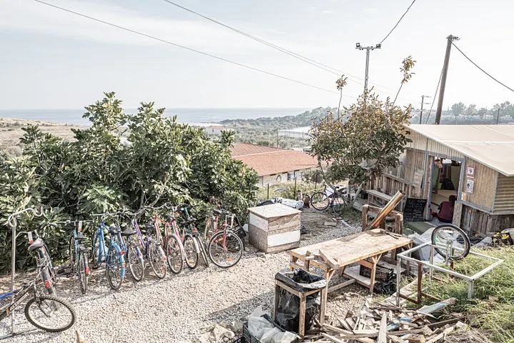 Parcs vélos d'EKO! au Low-tech Makerspace de Lesbos ©2019 Rene Atzler