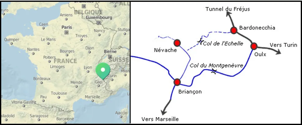 Trajet des migrant.e.s arrivant à Briançon