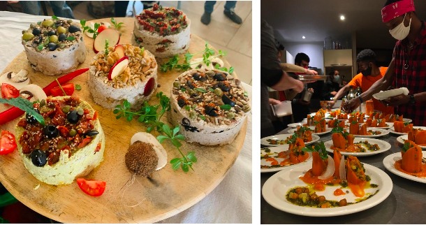 Les délicieux repas des cuisiniers